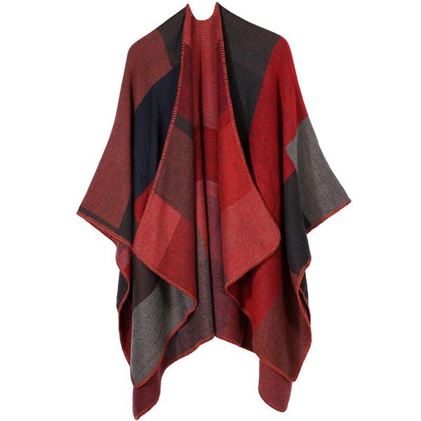 scarves 2021 fashion winter warm plaid ponchos and capes for women oversized shawls wraps cashmere pashmina female, Blue;gray
scarves 2021 fashion winter warm plaid ponchos and capes for women oversized shawls wraps cashmere pashmina female, Blue;gray