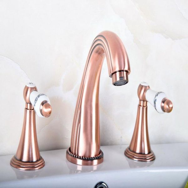 bathroom sink faucets antique red copper widespread dual handle washing basin mixer taps deck mounted 3 holes lavatory faucet arg078
bathroom sink faucets antique red copper widespread dual handle washing basin mixer taps deck mounted 3 holes lavatory faucet arg078
