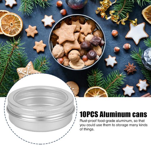 storage bottles & jars 10pcs round tins empty jar tea spices candles screw portable durable aluminum box leakproof lightweight
storage bottles & jars 10pcs round tins empty jar tea spices candles screw portable durable aluminum box leakproof lightweight