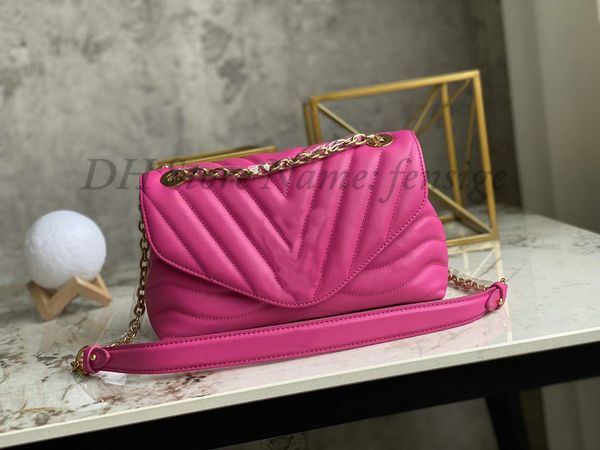 new wave chain bag v shaped leather handbag women classic vintage luxury designers crossbody single shoulder pattern bags magnetic lock
new wave chain bag v shaped leather handbag women classic vintage luxury designers crossbody single shoulder pattern bags magnetic lock