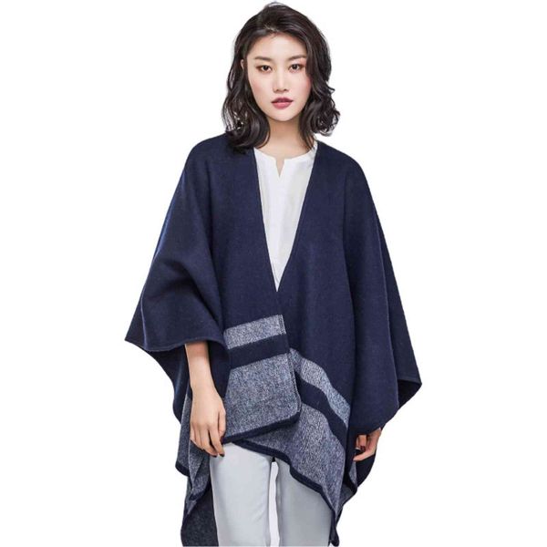 wholale oem luxury thick shawl pashmina border ee blanket wrap winter ladi poncho scarv women lambs wool, Blue;gray
wholale oem luxury thick shawl pashmina border ee blanket wrap winter ladi poncho scarv women lambs wool, Blue;gray