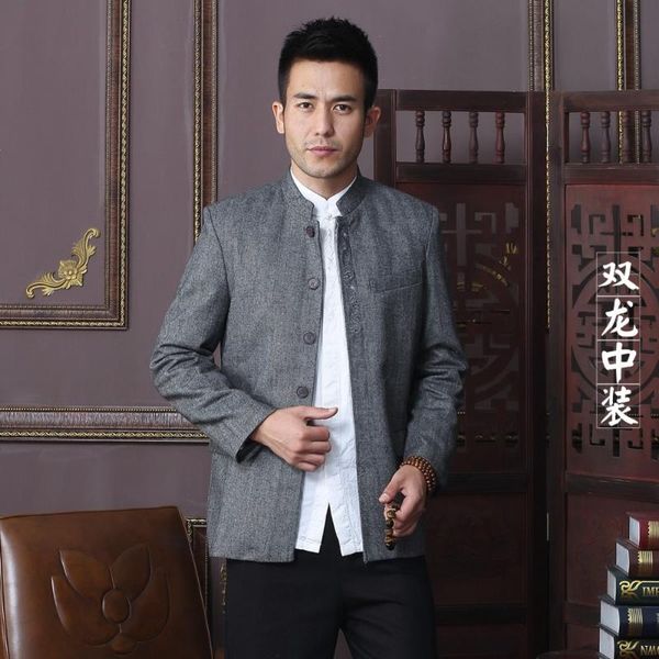 men's jackets chinese traditional mandarin collar embroider dragon coats m xl xxl 3xl, Black;brown
men's jackets chinese traditional mandarin collar embroider dragon coats m xl xxl 3xl, Black;brown