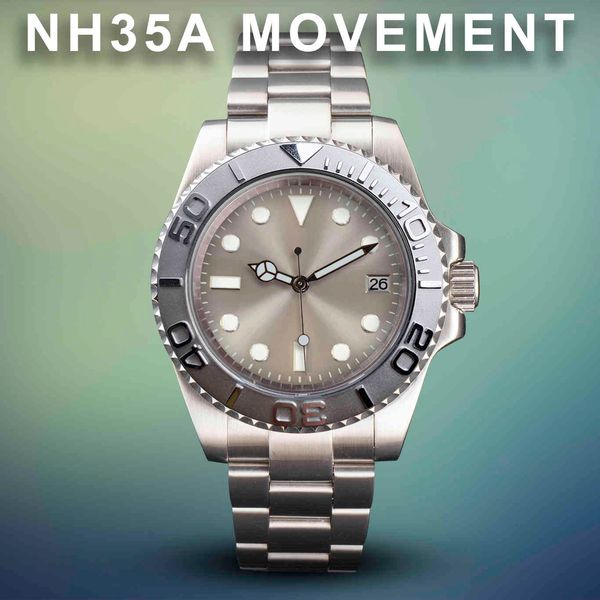 business clock nh35 movement automatic diving clocks green luminous waterproof saffier rvs date bezel 40mm mod, Slivery;brown
business clock nh35 movement automatic diving clocks green luminous waterproof saffier rvs date bezel 40mm mod, Slivery;brown