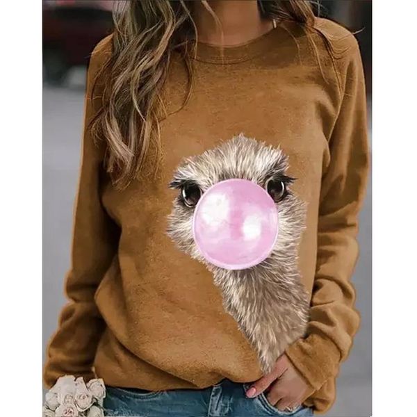 women's hoodies & sweatshirts 2021 cute animal print loose long sleeve round neck ladies fashion warm pullovers winter antumn women, Black
women's hoodies & sweatshirts 2021 cute animal print loose long sleeve round neck ladies fashion warm pullovers winter antumn women, Black