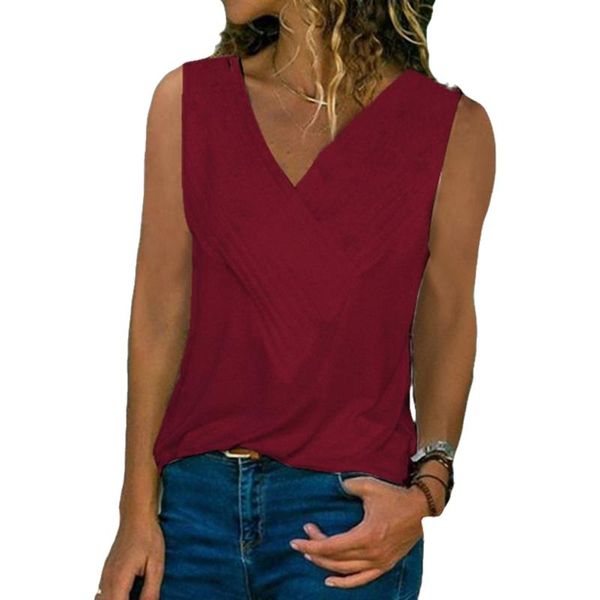 women's t-shirt meihuida 2021 fashion summer solid color vest stitching v-neck loose sleeveless bottoming, White
women's t-shirt meihuida 2021 fashion summer solid color vest stitching v-neck loose sleeveless bottoming, White