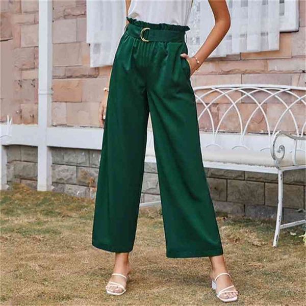 foridol high waist women pants ruffle belt wide leg long pants trousers for women casual summer spring pants women clothing 210415, Black;white
foridol high waist women pants ruffle belt wide leg long pants trousers for women casual summer spring pants women clothing 210415, Black;white