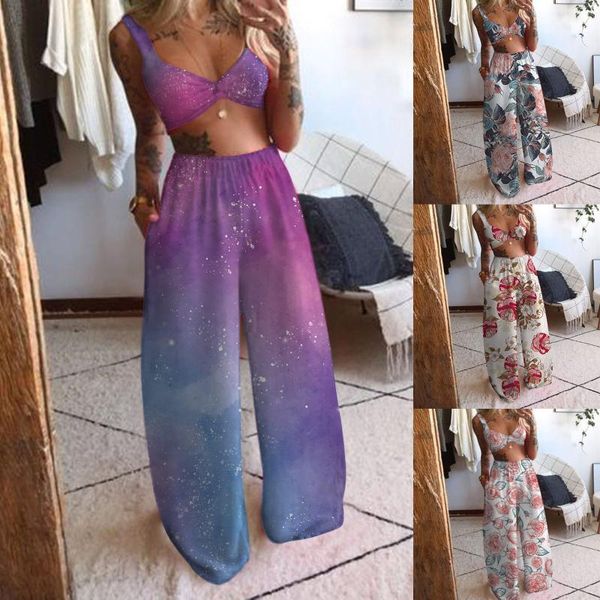 women's pants & capris summer women two-piece set tracksuit boho print butterfly camis bra loose wide leg long suit ropa 2pcs outf, Black;white
women's pants & capris summer women two-piece set tracksuit boho print butterfly camis bra loose wide leg long suit ropa 2pcs outf, Black;white