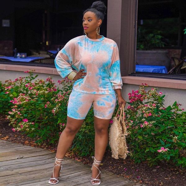 women's tracksuits 2021 summer casual fashion women slim street round neck long sleeve pint tie dye two piece sets, Gray
women's tracksuits 2021 summer casual fashion women slim street round neck long sleeve pint tie dye two piece sets, Gray