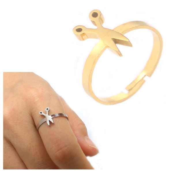 cluster rings ring scissors natural personality style stainless steel set for women adjustable female fashion jewelry accessories, Golden;silver
cluster rings ring scissors natural personality style stainless steel set for women adjustable female fashion jewelry accessories, Golden;silver