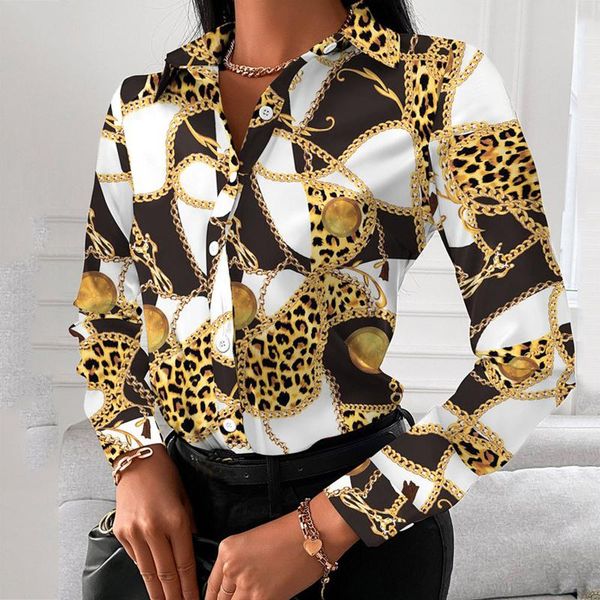 women's blouses & shirts harajuku elegant blouse women vintage autumn chain print long sleeve tunic button chiffon shirt, White
women's blouses & shirts harajuku elegant blouse women vintage autumn chain print long sleeve tunic button chiffon shirt, White