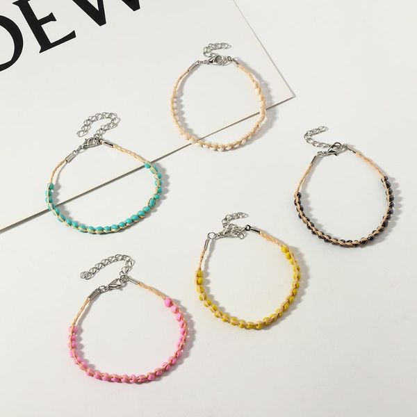 charm bracelets 2021 bohemian colorful bead for women ethnic handmade tassel knots thread rope bracelet beach party jewelry gift, Golden;silver
charm bracelets 2021 bohemian colorful bead for women ethnic handmade tassel knots thread rope bracelet beach party jewelry gift, Golden;silver