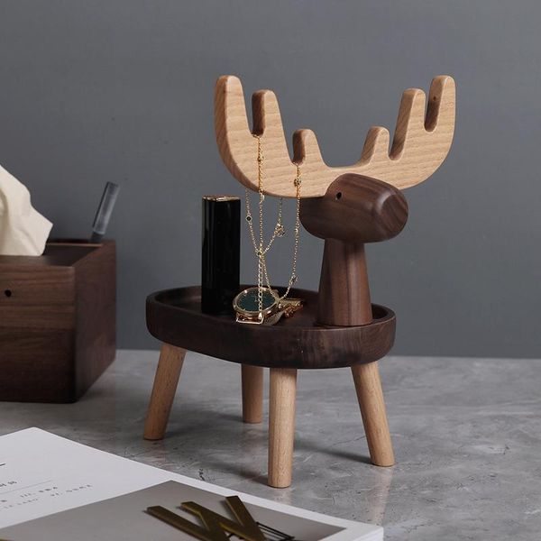 creative nordic solid wood tablehousehold porch dressing table elk decoration key jewelry wallet storage other home decor
creative nordic solid wood tablehousehold porch dressing table elk decoration key jewelry wallet storage other home decor