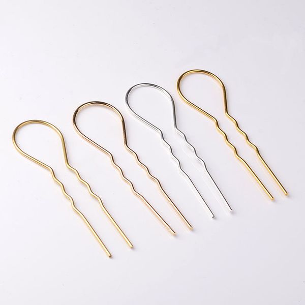 50 pcs 102mm metal gold silver color sticks base u shape hair pins blank setting for jewelry making, Golden;silver
50 pcs 102mm metal gold silver color sticks base u shape hair pins blank setting for jewelry making, Golden;silver