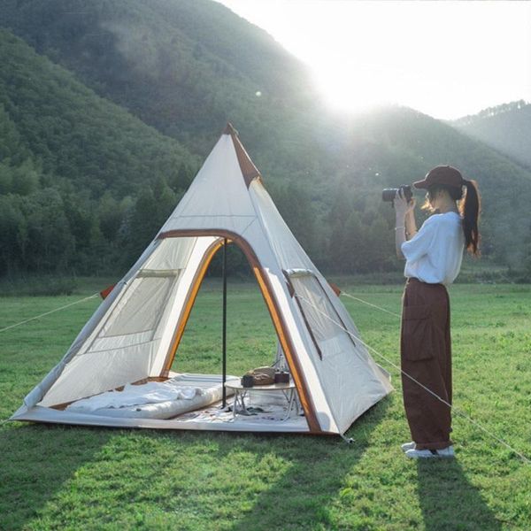 tents and shelters 3-4 people teepee tent oxford pu waterproof tipi easy set up outdoor camping with double mesh door 230x230x220 cm
tents and shelters 3-4 people teepee tent oxford pu waterproof tipi easy set up outdoor camping with double mesh door 230x230x220 cm
