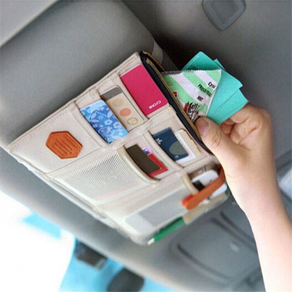 storage bags car sun visor pouch bill card cd phone holder box leather sunglasses clip zipper multifunctional accessories
storage bags car sun visor pouch bill card cd phone holder box leather sunglasses clip zipper multifunctional accessories