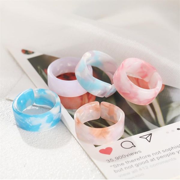 cluster rings 5pcs/set aesthetic funky simple thick gradient colorful transparent resin acrylic set for women girl finger ring jewelry, Golden;silver
cluster rings 5pcs/set aesthetic funky simple thick gradient colorful transparent resin acrylic set for women girl finger ring jewelry, Golden;silver