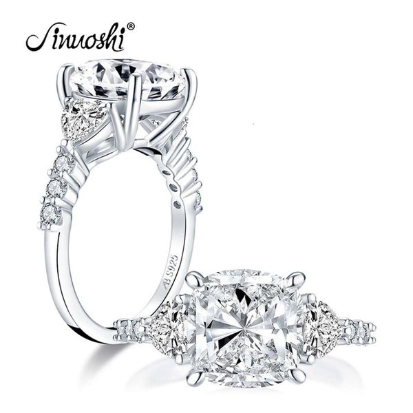 925 pillow shaped main 3 stone wedding simulation diamond ring high end sterling silver micro inlaid ainuoshi, Slivery;golden
925 pillow shaped main 3 stone wedding simulation diamond ring high end sterling silver micro inlaid ainuoshi, Slivery;golden