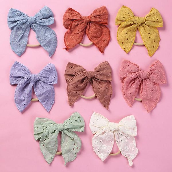 baby girls hollow cotton lace bows nylon headbands large bow knot embroidery elastic hairbands kids hair accessories, Slivery;white
baby girls hollow cotton lace bows nylon headbands large bow knot embroidery elastic hairbands kids hair accessories, Slivery;white