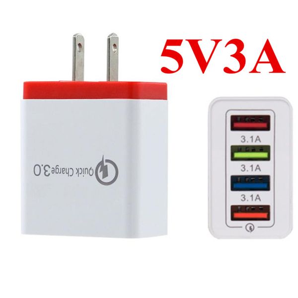 5v3a fast power adapter usb 4usb ports adaptive wall charger smart charging travel universal eu us plug opp pack quality
5v3a fast power adapter usb 4usb ports adaptive wall charger smart charging travel universal eu us plug opp pack quality