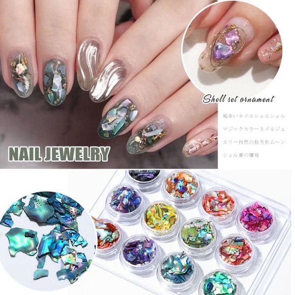 nail art decorations 12 boxes/set colorful pearl light crushed seashell slices particle shell manicure set soyw889, Silver;gold
nail art decorations 12 boxes/set colorful pearl light crushed seashell slices particle shell manicure set soyw889, Silver;gold