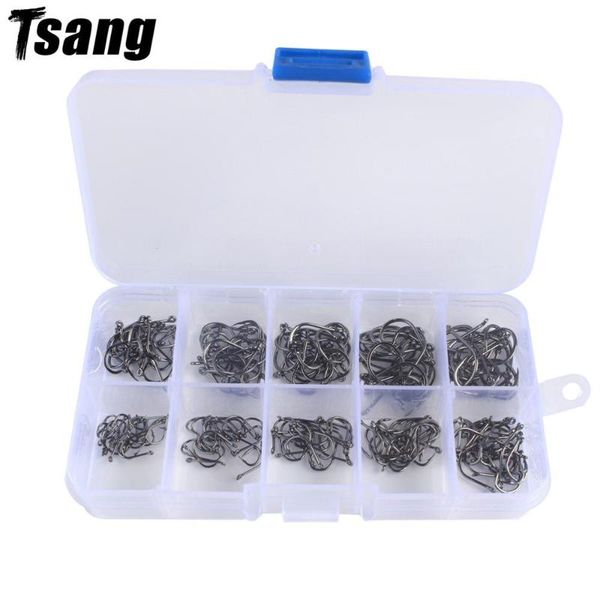 fishing hook high carbon steel barbed 3#-12# 100-600pcs/box bait holder jig hole carp accessoires hooks
fishing hook high carbon steel barbed 3#-12# 100-600pcs/box bait holder jig hole carp accessoires hooks