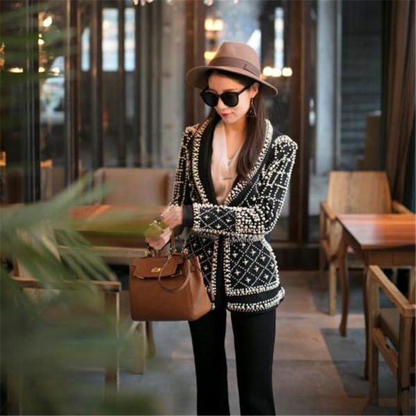 women's suits & blazers black pearl blazer jacket nightclub costume female guest singer dj performance party celebration wom, White;black
women's suits & blazers black pearl blazer jacket nightclub costume female guest singer dj performance party celebration wom, White;black