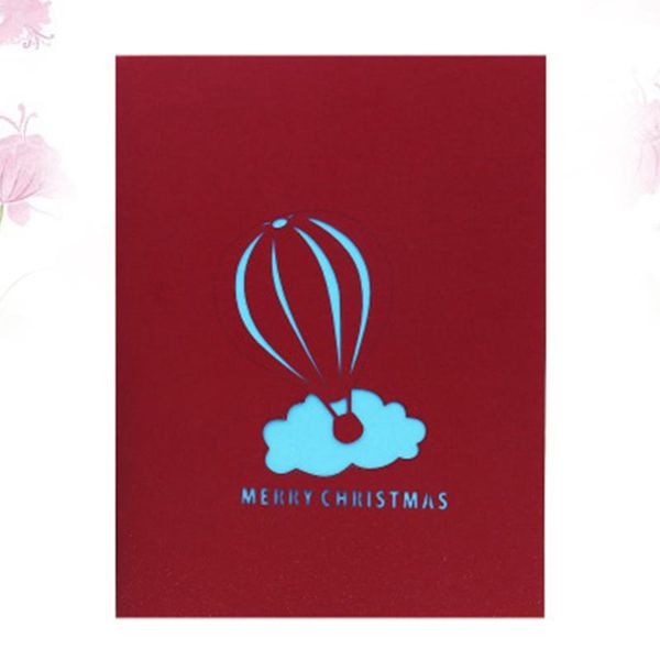 creative 3d greeting christmas themed cards air balloon xmas blessing festival gift party supplies (red cover)
creative 3d greeting christmas themed cards air balloon xmas blessing festival gift party supplies (red cover)