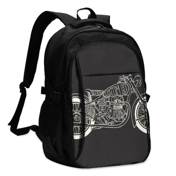 backpack 2021 women men fashion vintage motorcycle hand drawn travel school recreation business bag
backpack 2021 women men fashion vintage motorcycle hand drawn travel school recreation business bag