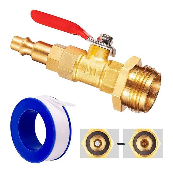 watering equipments sprinkler blowout adapter,with ght threaded quick plug, suitable for rv trailer camping garden water pipe (male)
watering equipments sprinkler blowout adapter,with ght threaded quick plug, suitable for rv trailer camping garden water pipe (male)