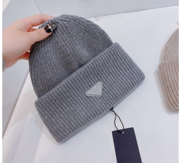 

Designer Hat Beanie Beanie Wholesale Quality Fashion Cashmere Knitted Cap Men Women Snapback Caps Mask Fitted Unisex Classic Winter C high-quality s, Color 15