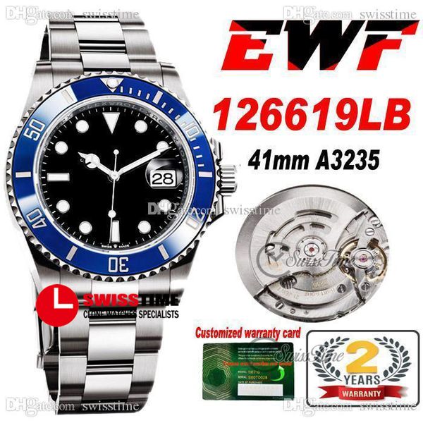 ewf 41 126619 a3235 automatic mens watch blue ceramic bezel black dial 904l oystersteel bracelet super edition watches same serial card swis, Slivery;brown
ewf 41 126619 a3235 automatic mens watch blue ceramic bezel black dial 904l oystersteel bracelet super edition watches same serial card swis, Slivery;brown