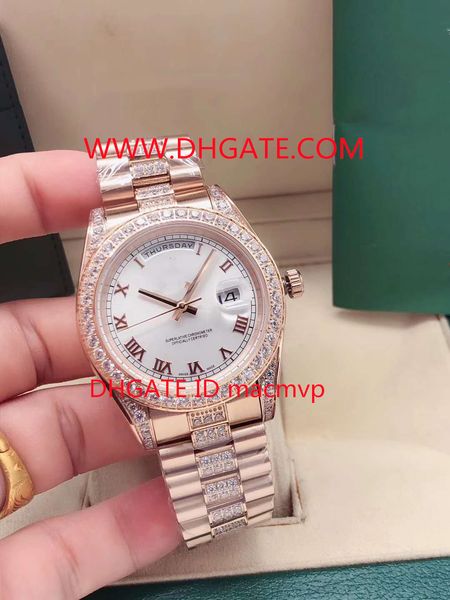 2021 beauty men 41mm automatic mechanical men's watch silver plated with diamond and inset birthday gift gold plated watch, Slivery;brown
2021 beauty men 41mm automatic mechanical men's watch silver plated with diamond and inset birthday gift gold plated watch, Slivery;brown