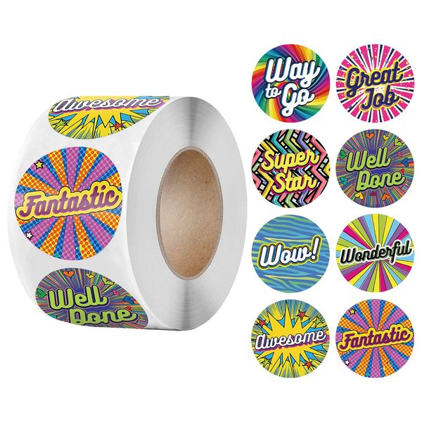 500pcs Reward Stickers Encouragement Sticker Roll for Kids Motivational Stickers with Cute Words for Students Teacher Supplies
500pcs Reward Stickers Encouragement Sticker Roll for Kids Motivational Stickers with Cute Words for Students Teacher Supplies