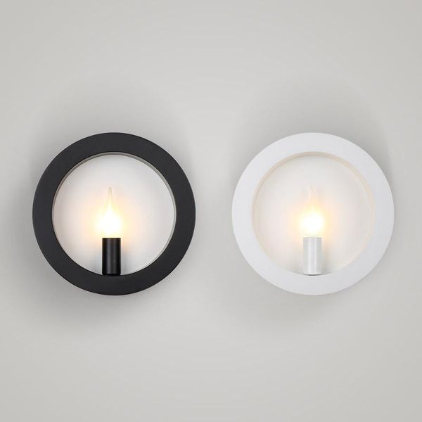 wall lamp modern simple fashion e14 iron creative square/round black and white two color for living room lighting
wall lamp modern simple fashion e14 iron creative square/round black and white two color for living room lighting