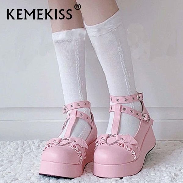 dress shoes kemekiss women pumps bowtie high platform ladies lolite sweet female party footwear size 35-43, Black
dress shoes kemekiss women pumps bowtie high platform ladies lolite sweet female party footwear size 35-43, Black