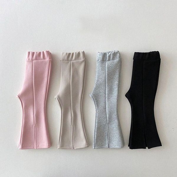 trousers autumn children's clothing korean version solid color baby pants kids front slit flared for girls, Blue
trousers autumn children's clothing korean version solid color baby pants kids front slit flared for girls, Blue