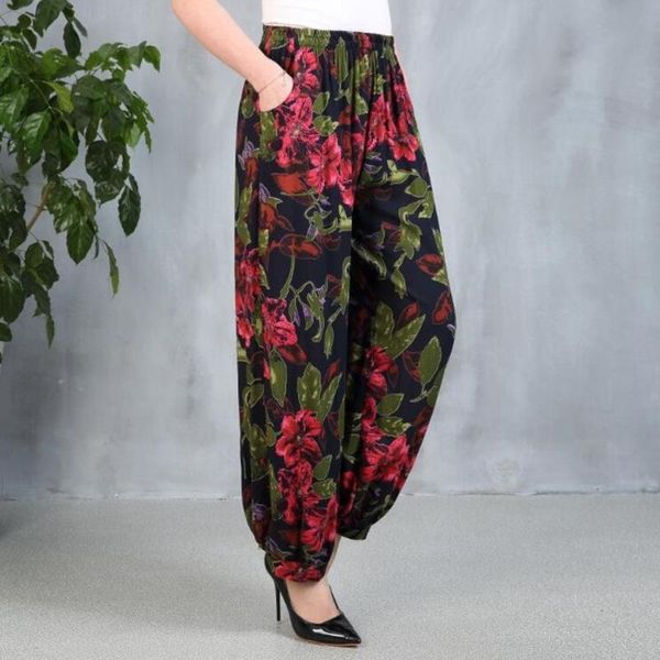 women's pants & capris #0733 vintage wide leg spring summer middle aged women elastic waist plus size loose 4xl 5xl high waisted trouse, Black;white
women's pants & capris #0733 vintage wide leg spring summer middle aged women elastic waist plus size loose 4xl 5xl high waisted trouse, Black;white