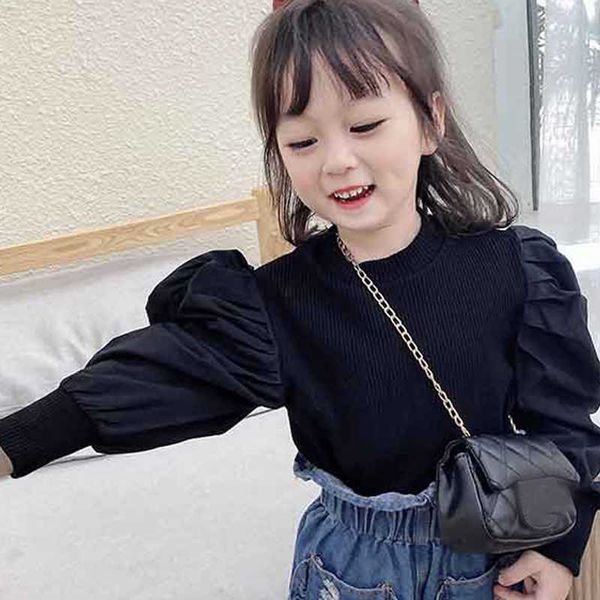 girls puff sleeve sweater autumn style baby kids fashion clothing european american style children's sweet long sleeve y0914, Blue
girls puff sleeve sweater autumn style baby kids fashion clothing european american style children's sweet long sleeve y0914, Blue