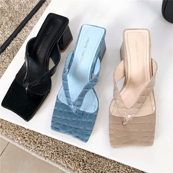 slippers 2021 summer brand women slipper square low heel ladies sandal shoes slides casual outdoor female flip flops, Black
slippers 2021 summer brand women slipper square low heel ladies sandal shoes slides casual outdoor female flip flops, Black