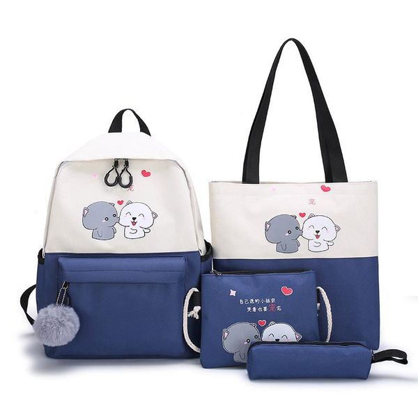 school bags 5pcs/set backpack for teenage girls cute cartoon book bag kids handbag shoulder pencil set student schoolbag
school bags 5pcs/set backpack for teenage girls cute cartoon book bag kids handbag shoulder pencil set student schoolbag