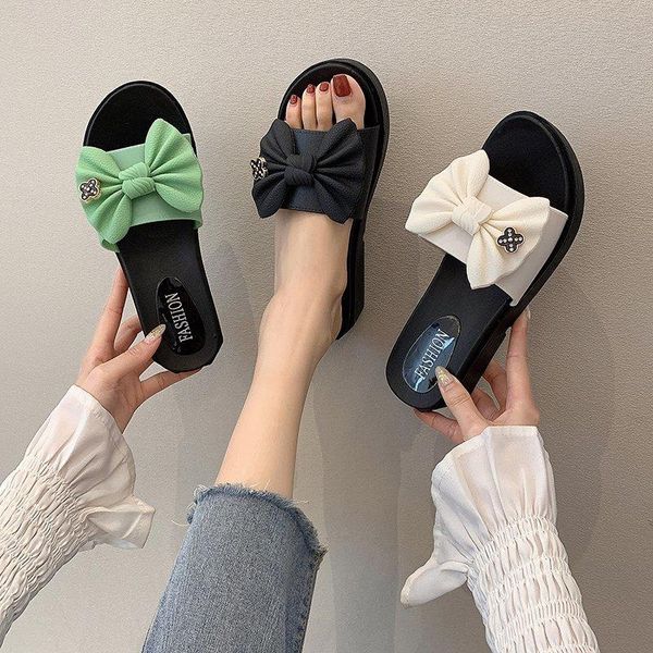 slippers female summer bow sandals slides outdoor flip flops beach shoes women's fashion casual mujer zapatos size 36-40, Black
slippers female summer bow sandals slides outdoor flip flops beach shoes women's fashion casual mujer zapatos size 36-40, Black