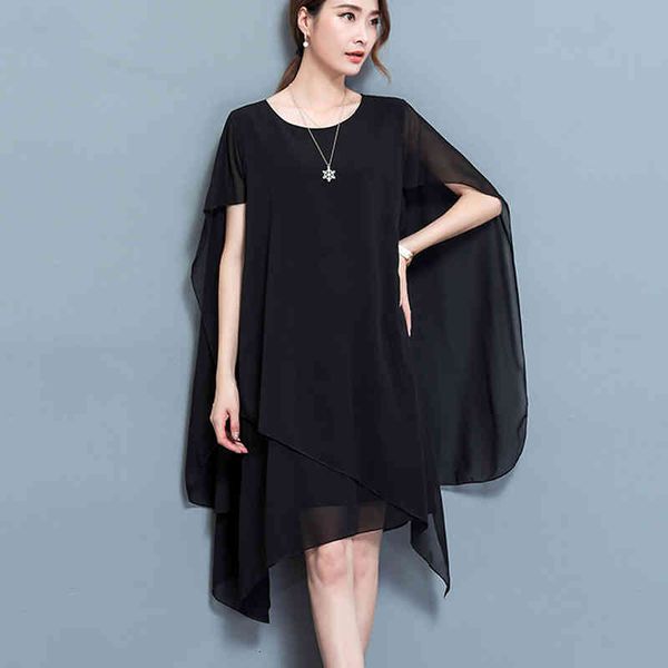 casual dresses shintimes korean version fashion women cape cloak chiffon summer l-5xl plus size black vestido mujer hjmf, Black;gray
casual dresses shintimes korean version fashion women cape cloak chiffon summer l-5xl plus size black vestido mujer hjmf, Black;gray