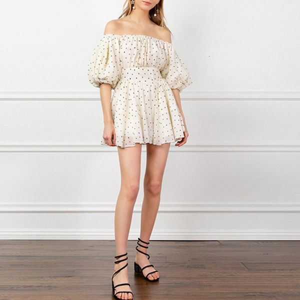 polka dot off shoulder summer slash neck puff short sleeve vacation dress mini tunic women dresses sundress vestido robe, Black;gray
polka dot off shoulder summer slash neck puff short sleeve vacation dress mini tunic women dresses sundress vestido robe, Black;gray