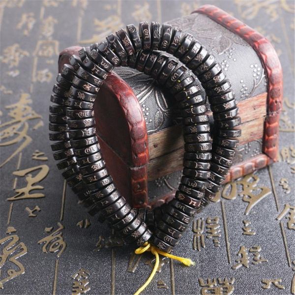 beaded, strands hainan real coconut husk spacer mantra beads original color hand carved six words 108 prayer mala diy beaded bracelet wholes, Black
beaded, strands hainan real coconut husk spacer mantra beads original color hand carved six words 108 prayer mala diy beaded bracelet wholes, Black
