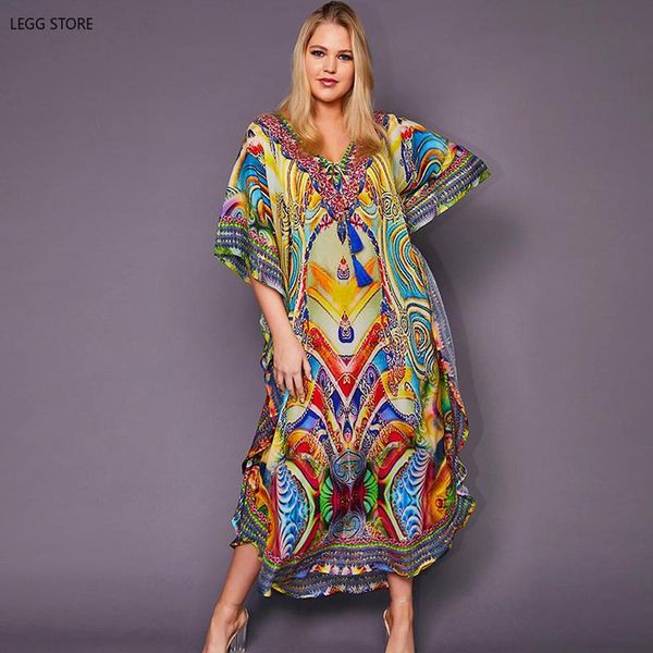 women's swimwear sale multicolored bikini cover-ups v-neck half sleeve boho summer beach dress plus size beachwear swimsuit cover up q1, White;black
women's swimwear sale multicolored bikini cover-ups v-neck half sleeve boho summer beach dress plus size beachwear swimsuit cover up q1, White;black