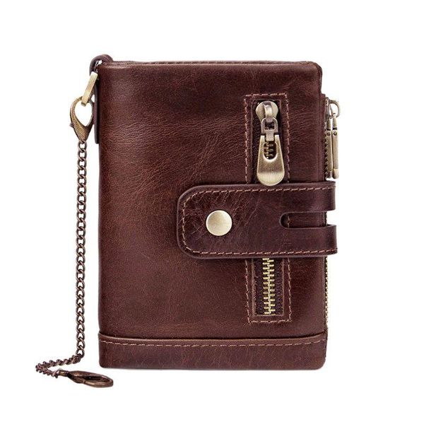 wallets rfid protection men wallet coin purse small mini card holder chain male walet pocket 100% genuine leather clasp zip, Red;black
wallets rfid protection men wallet coin purse small mini card holder chain male walet pocket 100% genuine leather clasp zip, Red;black