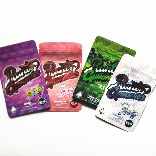 runtz mylar bag gummies pouch edibles bags child proof zipper packaging 500mg retail storage package
runtz mylar bag gummies pouch edibles bags child proof zipper packaging 500mg retail storage package