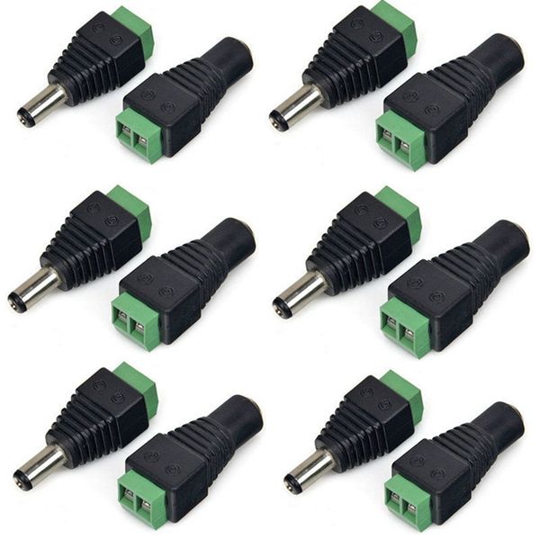 bnc 2.1 x 5.5mm dc power female and male plug jack adapter connector socket for cctv
bnc 2.1 x 5.5mm dc power female and male plug jack adapter connector socket for cctv