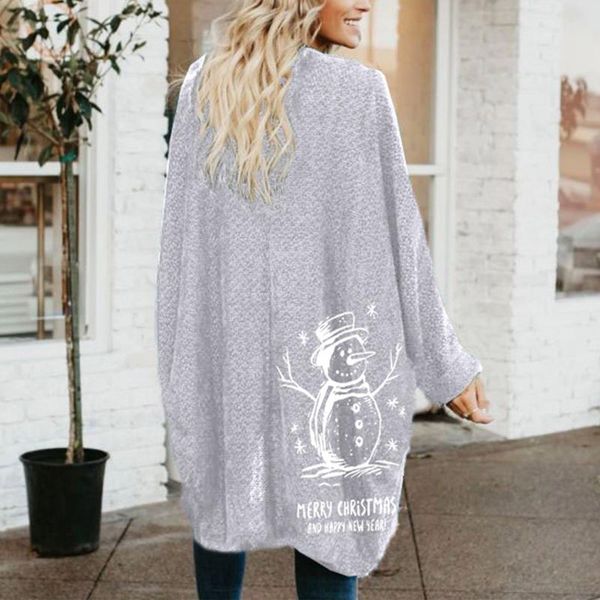 women's knits & tees fashion christmas cardigan for women casual loose long sleeve jackets printed jersey mujer, White
women's knits & tees fashion christmas cardigan for women casual loose long sleeve jackets printed jersey mujer, White