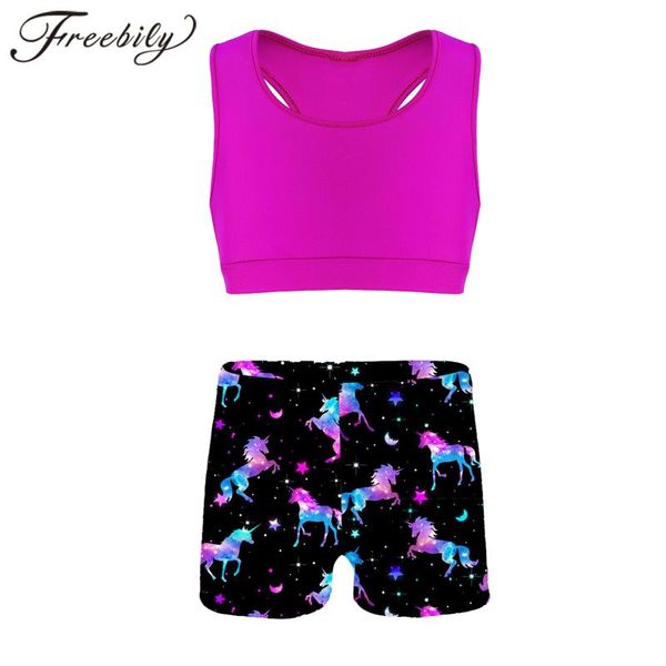 running sets yoga 2pcs children girls tracksuit gym sports bra and shorts ballet gymnastics outfits kids dancing clothes, Black;blue
running sets yoga 2pcs children girls tracksuit gym sports bra and shorts ballet gymnastics outfits kids dancing clothes, Black;blue